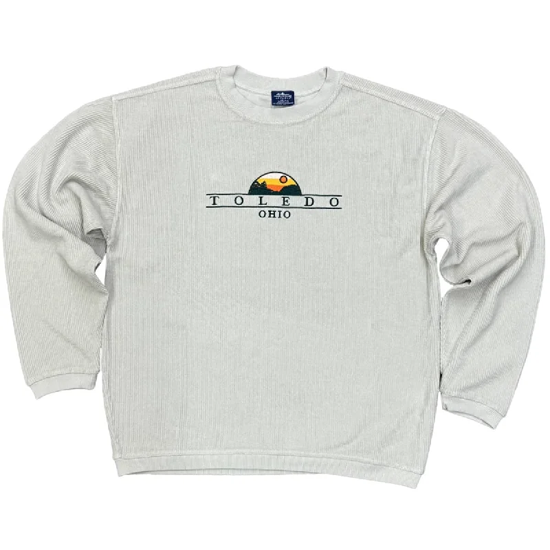 Sports fitness shoes Toledo Ohio Embroidered Corded Sweatshirt