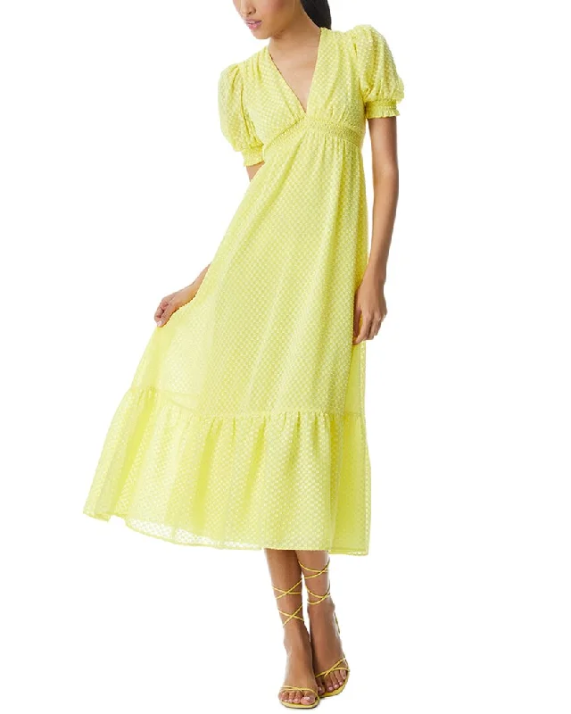 Warm Winter Series alice + olivia Angela Midi Dress