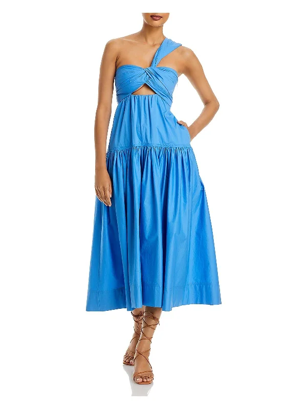 Skirt style Aubrey Womens Tiered Long Fit & Flare Dress