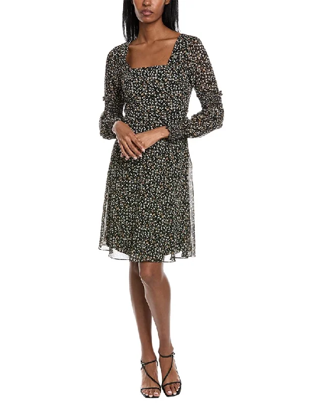 Energetic Mikael Aghal Square Neck Mini Dress