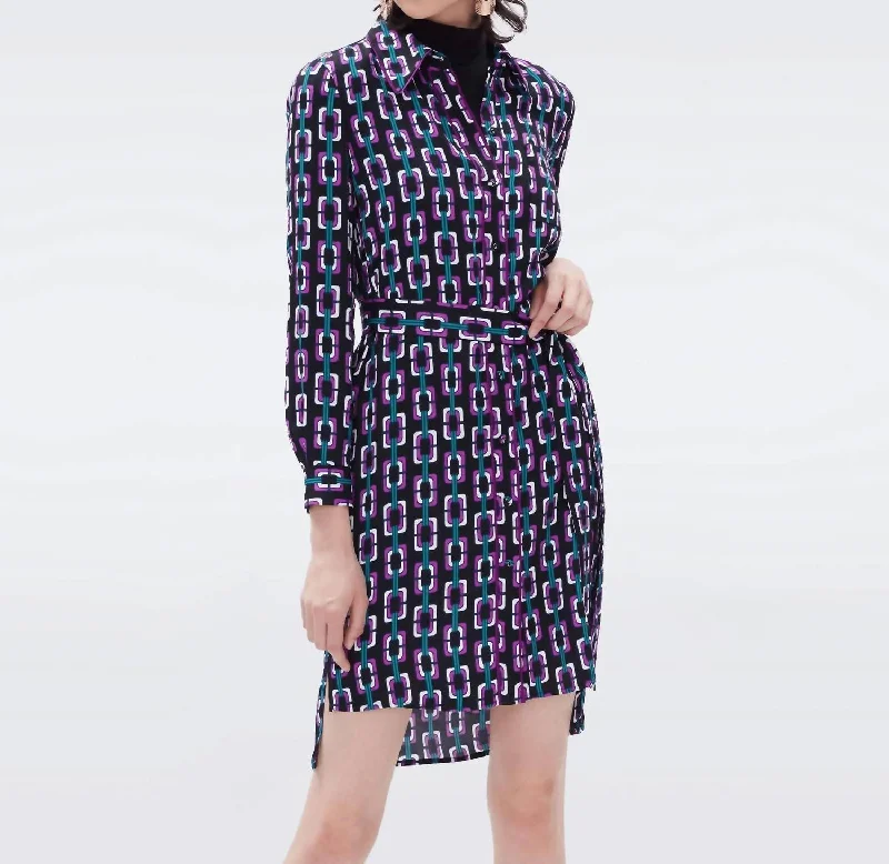 Sports litigation style Prita Dress In Chain Geo