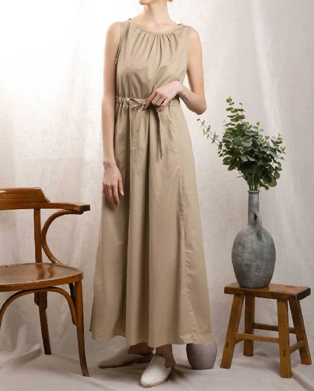 Retro Lace Fabric Rhiannon Dress In Birch