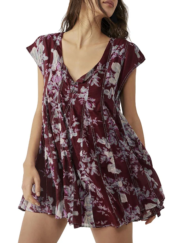 Sports Fitness Wear Sully Womens Cotton Short Fit & Flare Dress