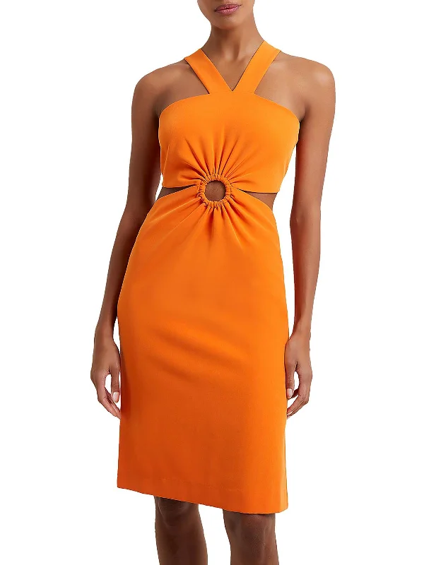 Street Casual Style Womens Cutout Mini Cocktail And Party Dress