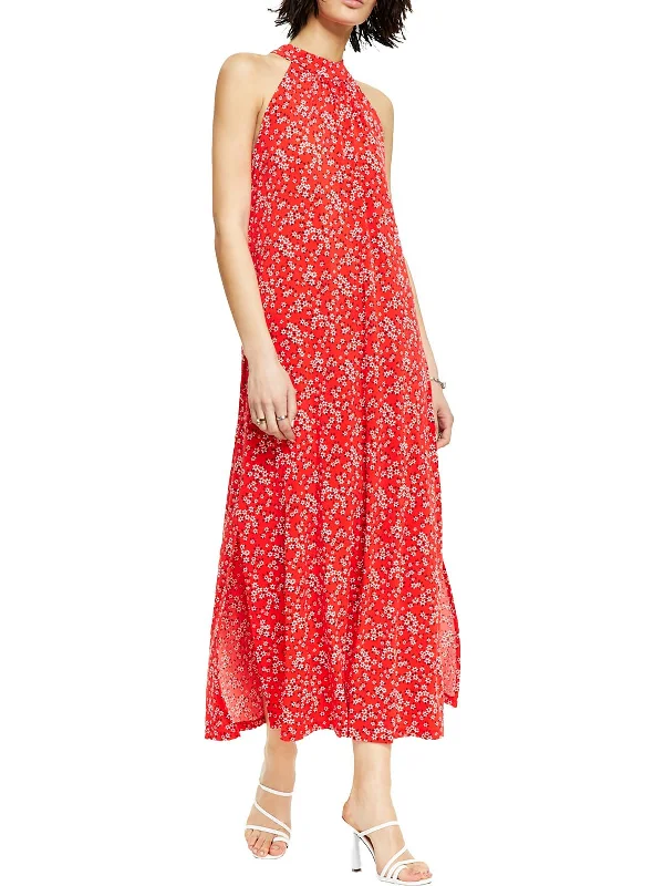 Street Letter Style Womens Wedding Tea-Length Halter Dress