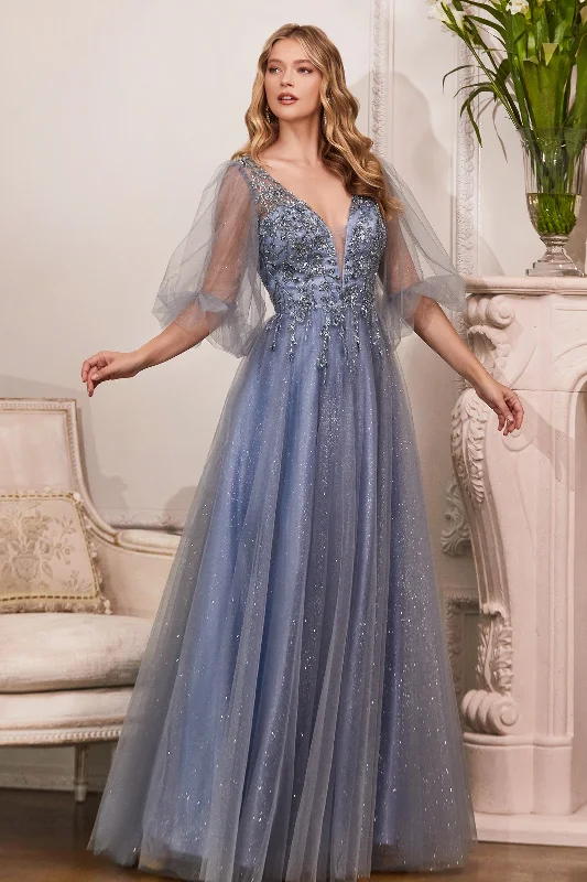 High-waisted pants style Cinderella Divine CD0182 Dress