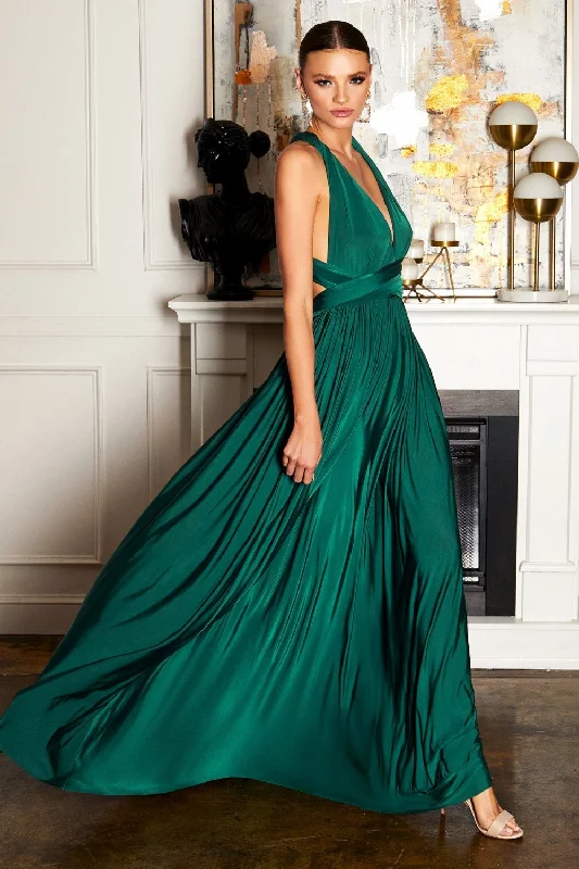 High-quality fabrics Convertible Lux Wrap Dress