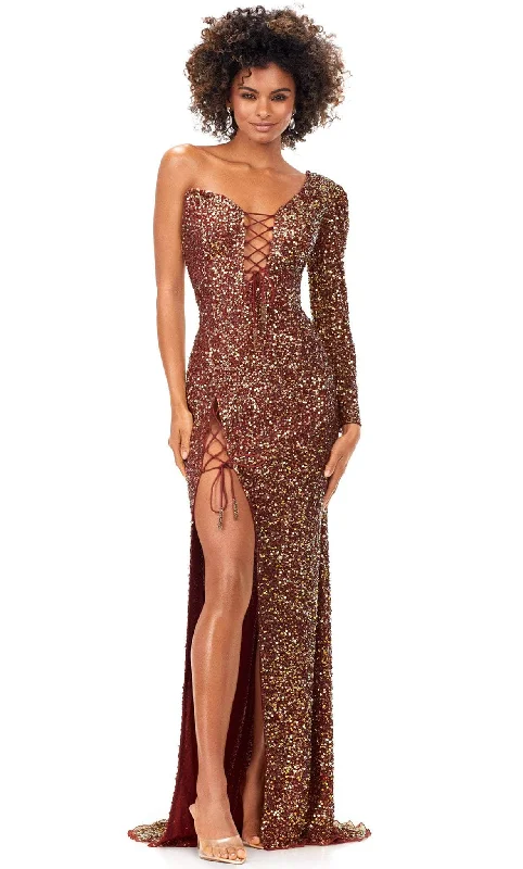 Sports Yoga Style Ashley Lauren 11291 - Long Sleeve Gown