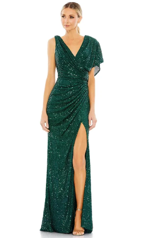Avant-garde trend Ieena Duggal 26988 - V-neck Gown