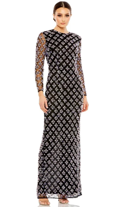 Extra long version Mac Duggal 93618 - Long See Through Gown