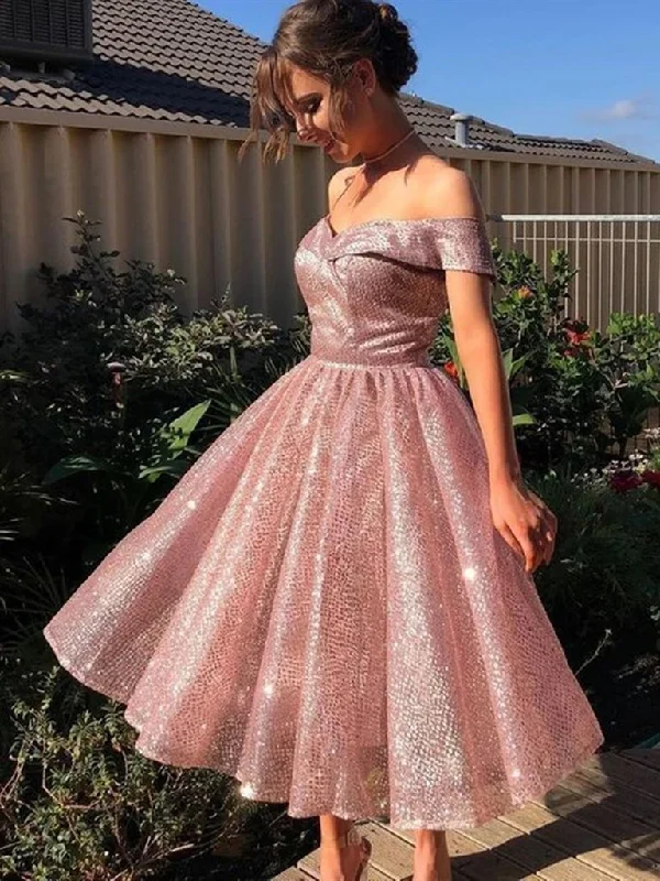 Street Personality Style Off Shoulder Short Pink Prom Dresses, Off the Shoulder Short Pink Formal Homecoming Dresses,DS1641 Street Personality Style Off Shoulder Short Pink Prom Dresses, Off the Shoulder Short Pink Formal Homecoming Dresses,DS1641