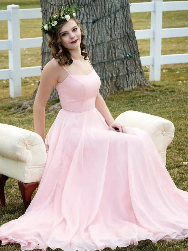 Street Sports Shoes Simple Double Straps Pink Long Prom Dresses, Pink Long Formal Evening Dresses,DS1626 Street Sports Shoes Simple Double Straps Pink Long Prom Dresses, Pink Long Formal Evening Dresses,DS1626