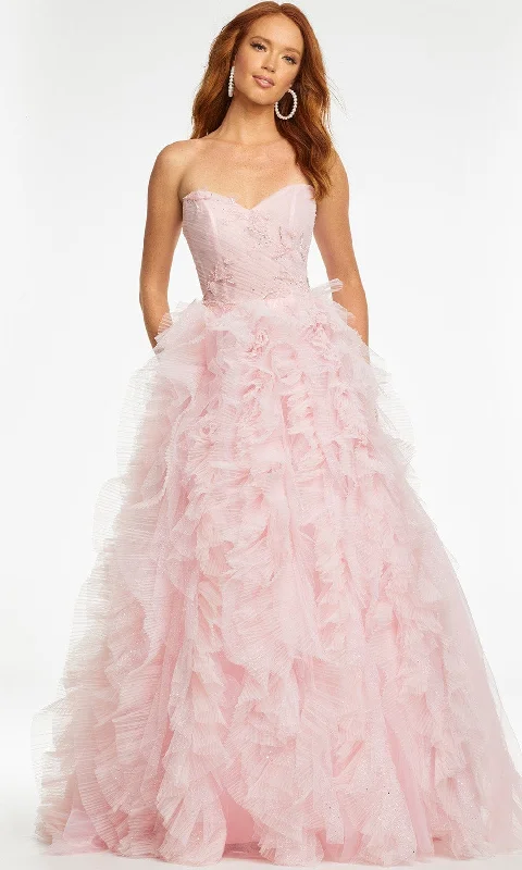Sports Tights Ashley Lauren - 11141 Sweetheart Ruffled Ballgown